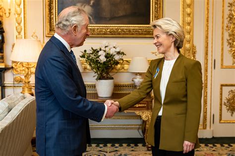 King Charles meets EU chief at Windsor Castle after Brexit deal agreed ...