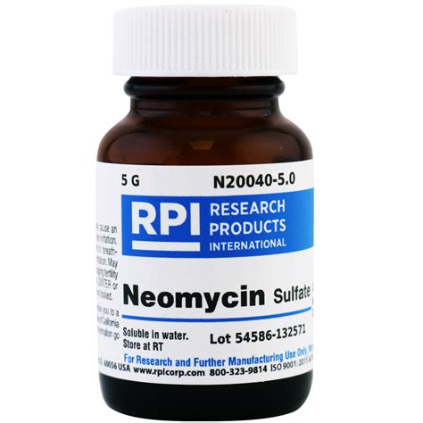 N20040-5.0 - Neomycin Sulfate, 5 Grams