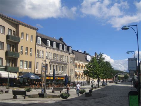 Jakobstad, Finland - pedestrian walkway. My father's hometown in the Swedish part of Finland ...