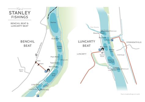 Scottish Fishing Guide: Stanley Fishings Beat Maps River Tay