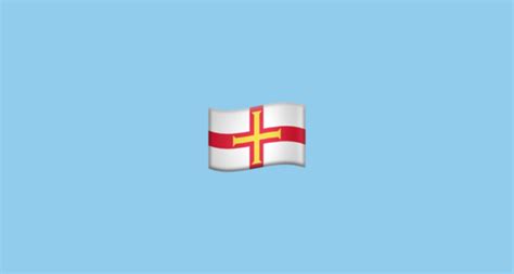 🇬🇬 Flag: Guernsey Emoji on Apple iOS 16.4