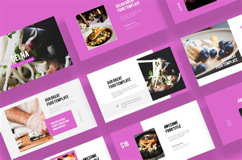 Delna Restaurant Google Slides – Infinity Vector Studio