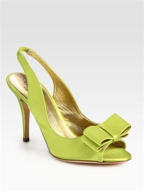 Kate spade new york High Heel Shoes in Green | Lyst