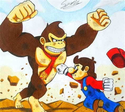 Mario vs Donkey Kong: The Finest Showdown by sendy1992 on DeviantArt