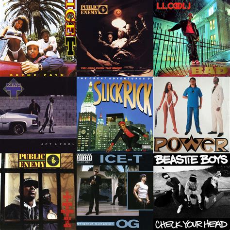 80s Hip Hop Album Covers