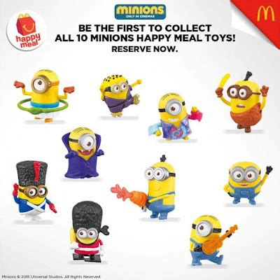 How to pre-order McDonald’s 10 Minions Happy Meal Toys