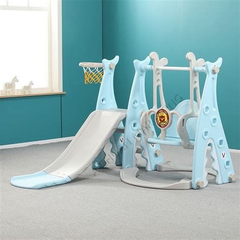 Children 3 in 1 Multifunctional Slide and Swing Set kids Indoor ...