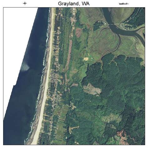 Aerial Photography Map of Grayland, WA Washington