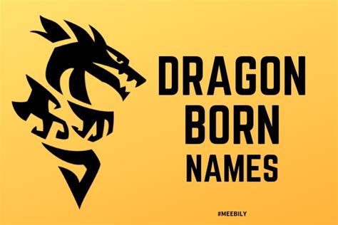 1000+ Coolest Dragonborn Names - Meebily