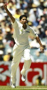 Ajit Agarkar is pretty happy after dismissing Damien Martyn ...