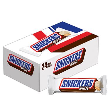 Snickers White Chocolate 24ct Box | Candy Retailer