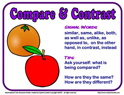 Compare And Contrast Vocabulary | Hot Sex Picture