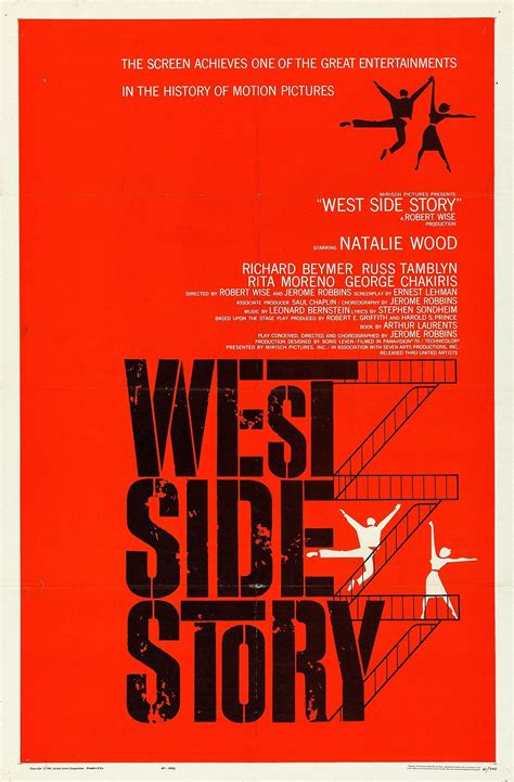 Pin by Pinner on Movies of the 60’s | West side story movie, Robert wise, West side story