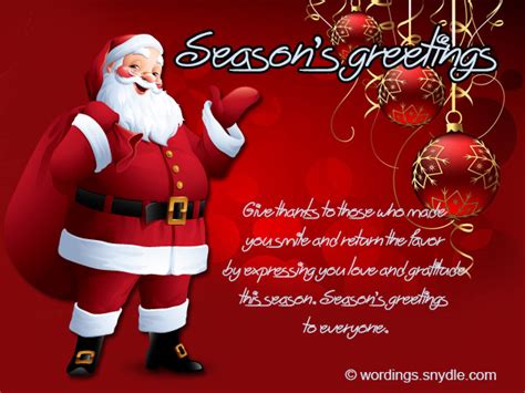 Seasons Greetings Messages, Wishes and Quotes – Wordings and Messages