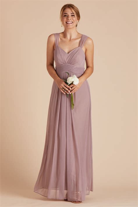 Simone Dress - Mauve | Mauve bridesmaid dress, Bridesmaid dress brands, Flattering bridesmaid ...