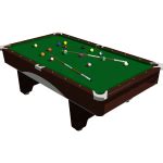 Snooker table silhouette vector image | Free SVG