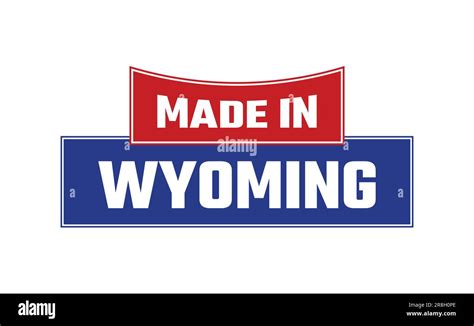 Made In Wyoming Seal Vector Stock Vector Image & Art - Alamy