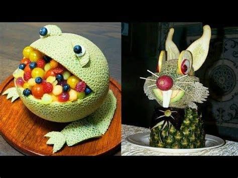 50 Muskmelon Carving Ideas | Muskmelon Hacks | Tricks | For Beginners | Tutorial | 3D Carving ...