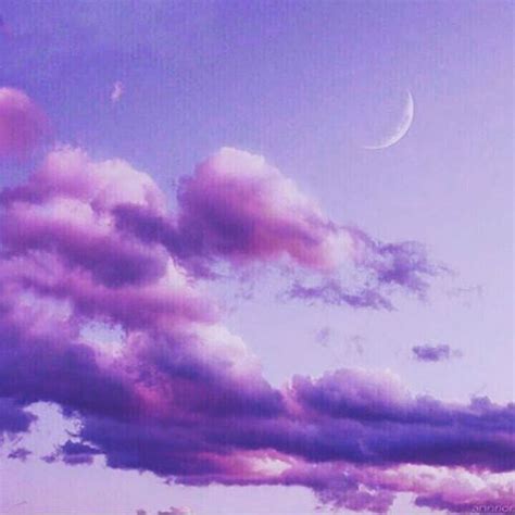 720P free download | Crescent moon, purple, clouds, fantasy, space, moon, crescent, pink, HD ...