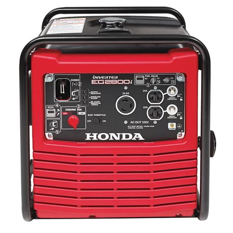 Honda 2,800-Watt Gasoline Powered Portable Inverter Generator with Eco-Throttle and Oil Alert ...