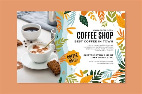 Premium Vector | Coffee shop banner concept