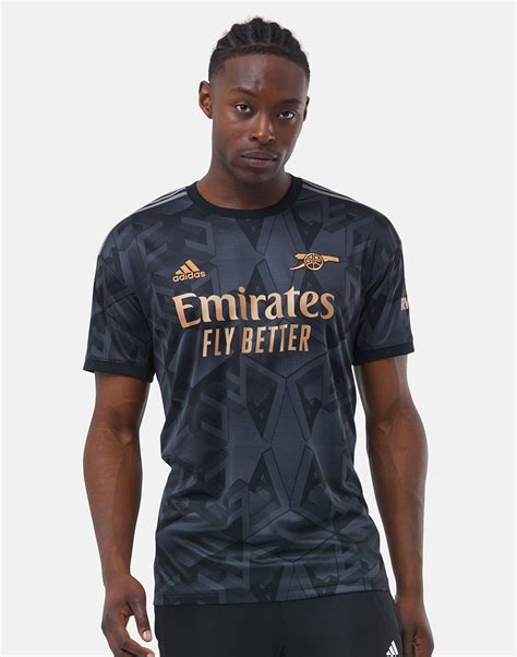 adidas Adult Arsenal 22/23 Away Jersey - Black | Life Style Sports EU