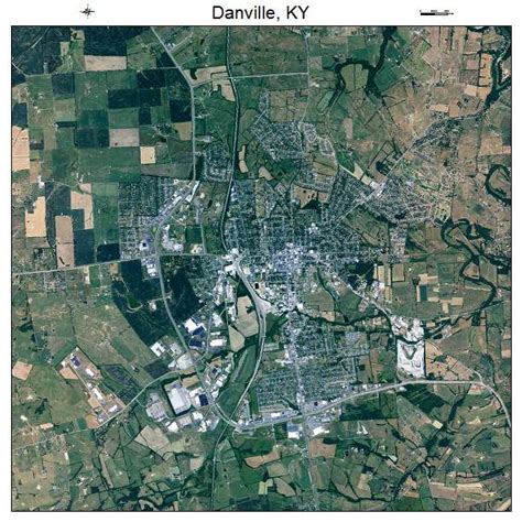 Aerial Photography Map of Danville, KY Kentucky