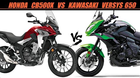 HONDA CB 500X Vs Kawasaki Versys 650 Detailed Comparison | Which One is Better ? CB 500X Vs ...
