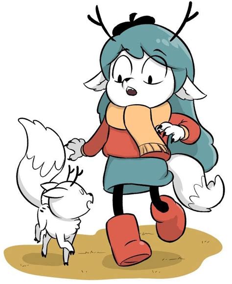 ...ever see hilda as a deerfox anthro before? : HildaTheSeries