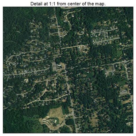 Aerial Photography Map of Farmington Hills, MI Michigan