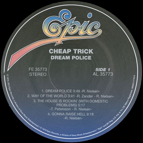 Cheap Trick – Dream Police | Vinyl Album Covers.com