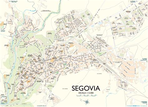 Segovia map - Full size | Gifex