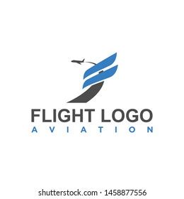 Flight Logo Modern Design Aviation Stock Vector (Royalty Free ...