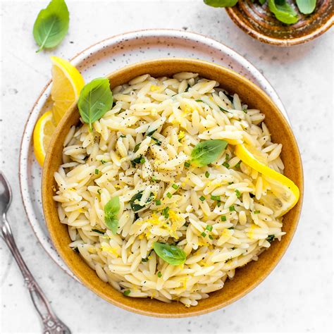 Lemon Herbed Orzo Pasta Recipe | EatingWell