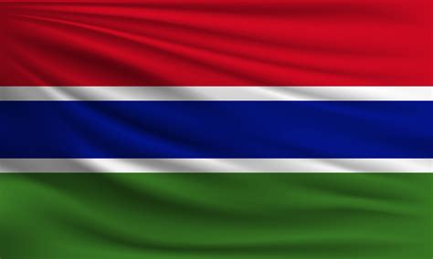 Vector flag of Gambia 25685984 Vector Art at Vecteezy