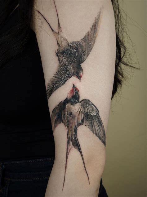 Korean Magpie Tattoo