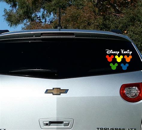 Disney Family Mickey Mouse Car Decal