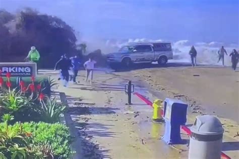 8 Hospitalized After Huge Waves Slam California Coast