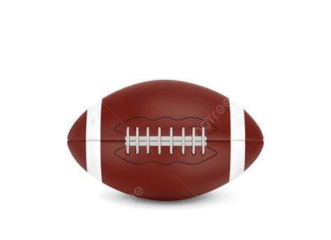 Realistic American Football Ball, Ball, Football, Accessory PNG and Vector with Transparent ...