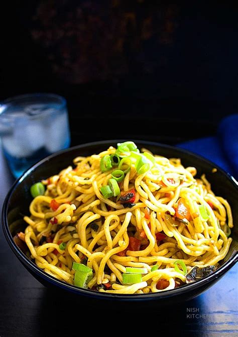 Chilli Garlic Noodles | Video - NISH KITCHEN