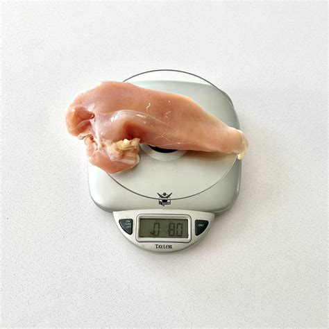 8 oz Chicken Breast Protein - Skinless/Skin, Raw/Cooked, Bone-In/Out