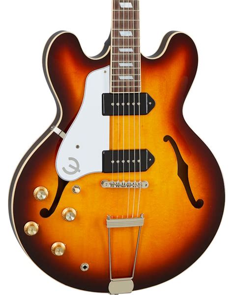 Epiphone USA Collection Casino Left Handed Electric Guitar in Vintage Sunburst - Andertons Music Co.