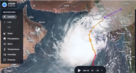 Cyclone Biparjoy live tracker: Check out its path across Gujarat ...