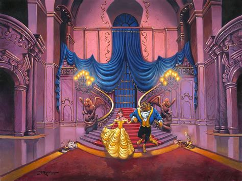 "Tale as Old as Time" by Rodel Gonzalez | Disney Fine Art | Disney's Beauty and the Beast ...