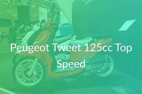 Peugeot Tweet 125cc Top Speed: Revealed! - MopedsandMotors