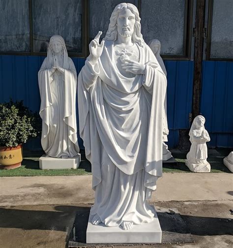 Large Life-Size Marble Outdoor Catholic Garden Statues for Sale