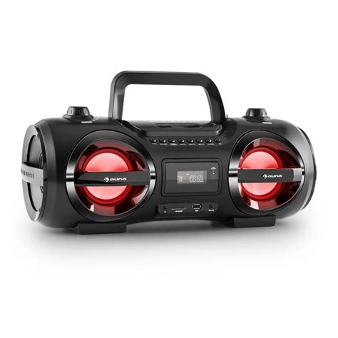 Soundblaster M Boombox Bluetooth CD MP3 USB FM LED Effect 25W RMS