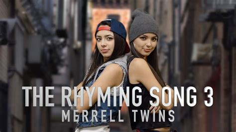 RHYMING SONG 3 - Merrell Twins Chords - Chordify