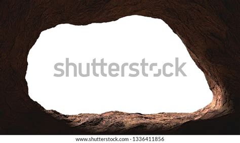 Cave Opening Mysterious Den Entrance Bright Stock Illustration 1336411856 | Shutterstock