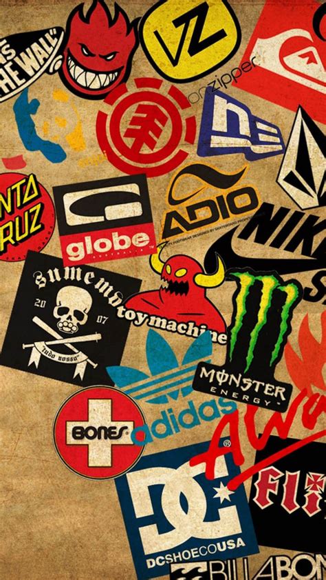 Skateboard Logos - The iPhone Wallpapers